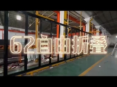 عایق صوتی ضد طوفان دو شیشه دو - درب تاشو آلومینیوم پشت بام تاشو شیشه ای